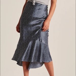Abercrombie silky midi skirt